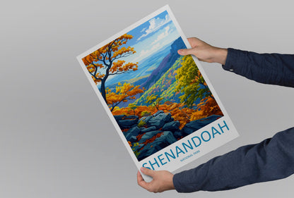Shenandoah National Park Travel Print Wall Art Shenandoah National Park Wall Hanging Home Décor Shenandoah National Park Art Gift Poster