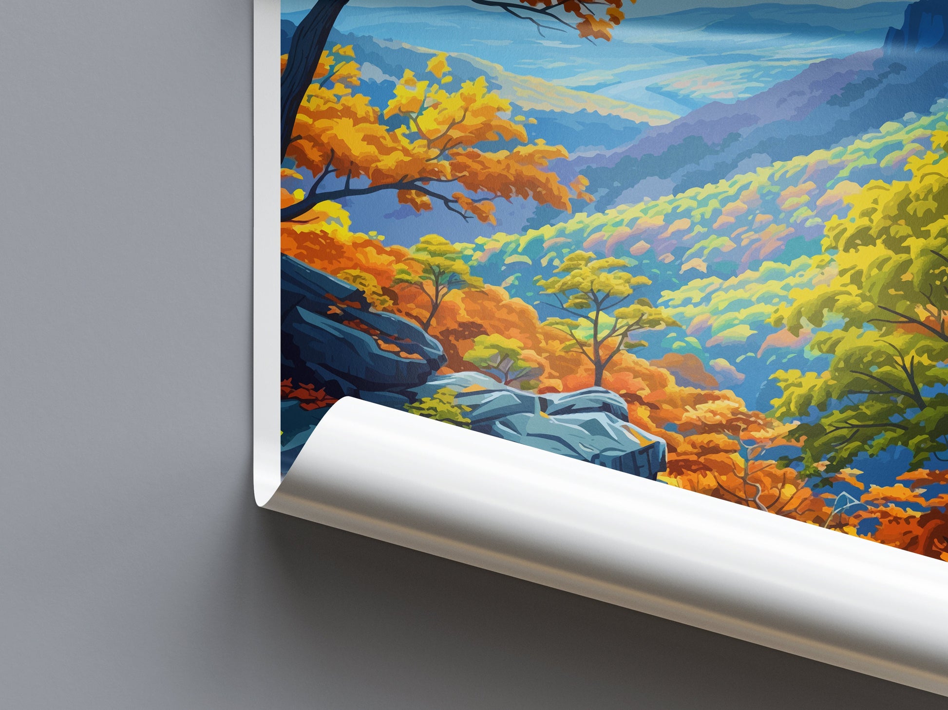 Shenandoah National Park Travel Print Wall Art Shenandoah National Park Wall Hanging Home Décor Shenandoah National Park Art Gift Poster