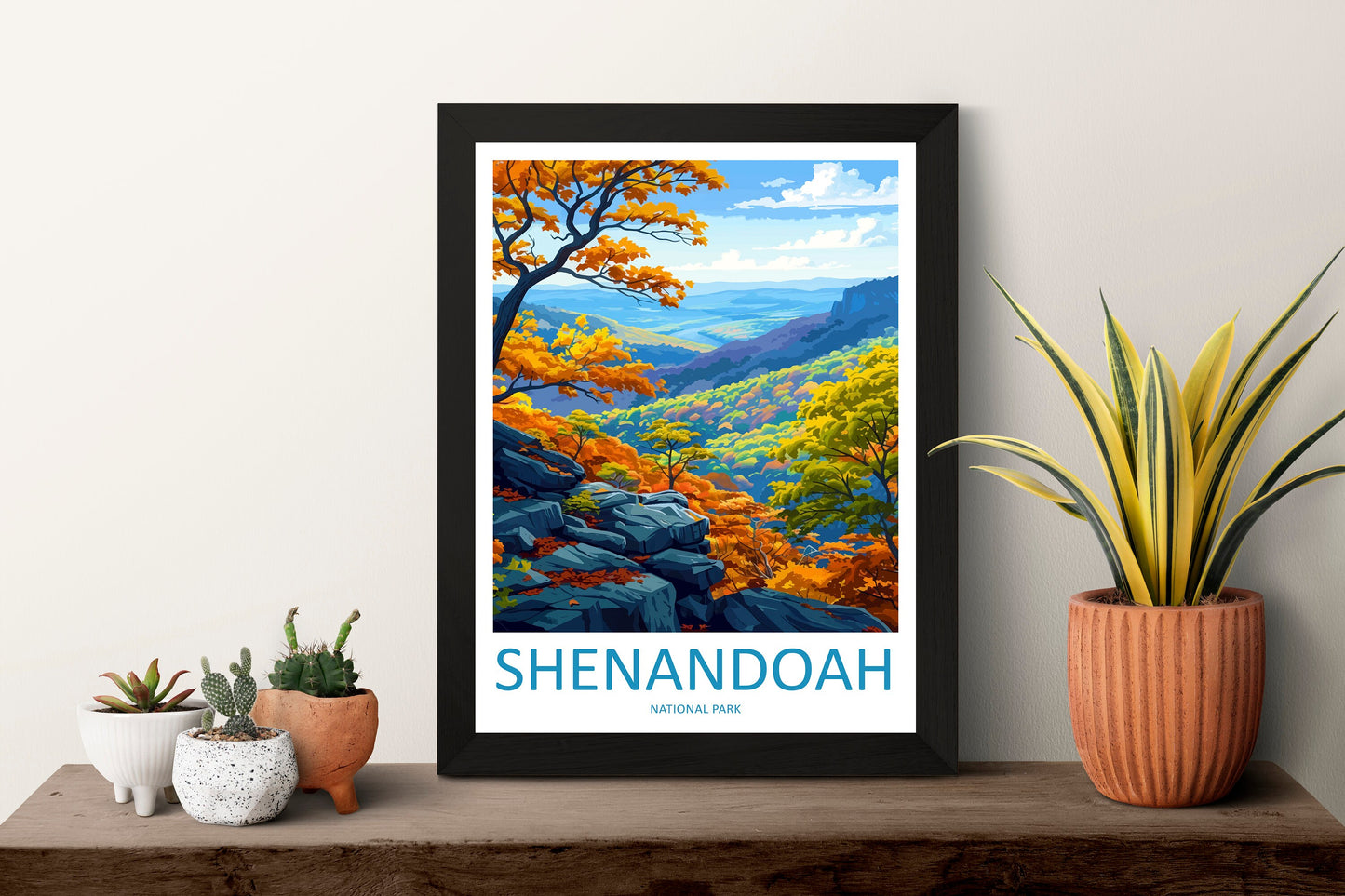 Shenandoah National Park Travel Print Wall Art Shenandoah National Park Wall Hanging Home Décor Shenandoah National Park Art Gift Poster