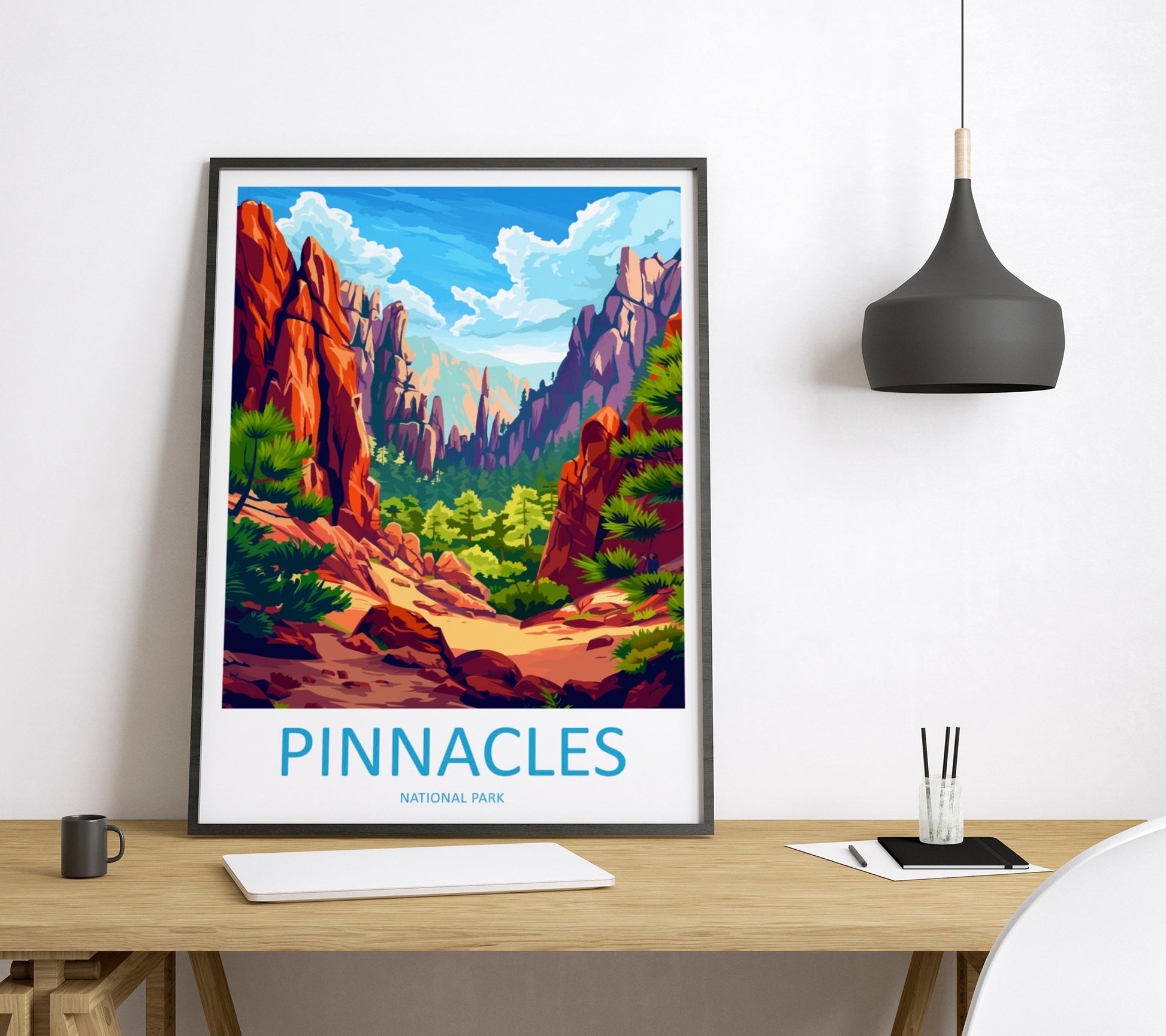 Pinnacles Travel Print Wall Art Pinnacles AU Wall Hanging Home Décor Pinnacles Gift Art Lovers Australia Art Lover Gift Wall Art Australia