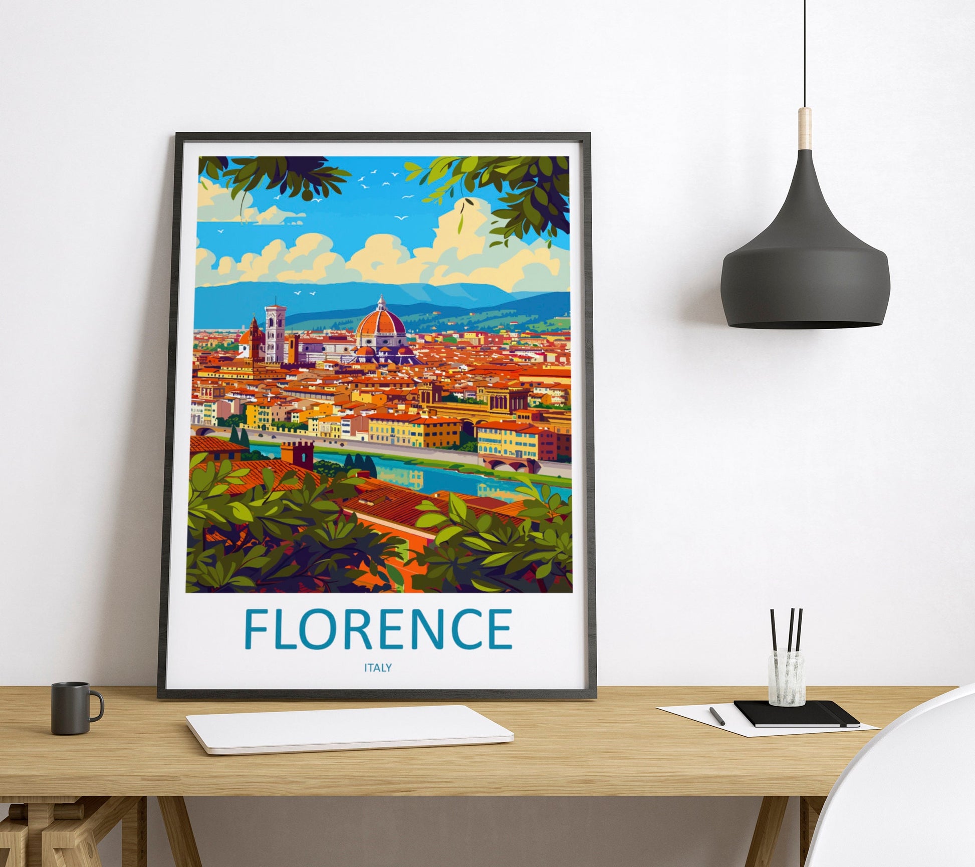 Florence Travel Print Wall Art Florence Italy Wall Hanging Home Decoration Florence Gift Art Lovers Wall Art Print Florence Italy Wall Print