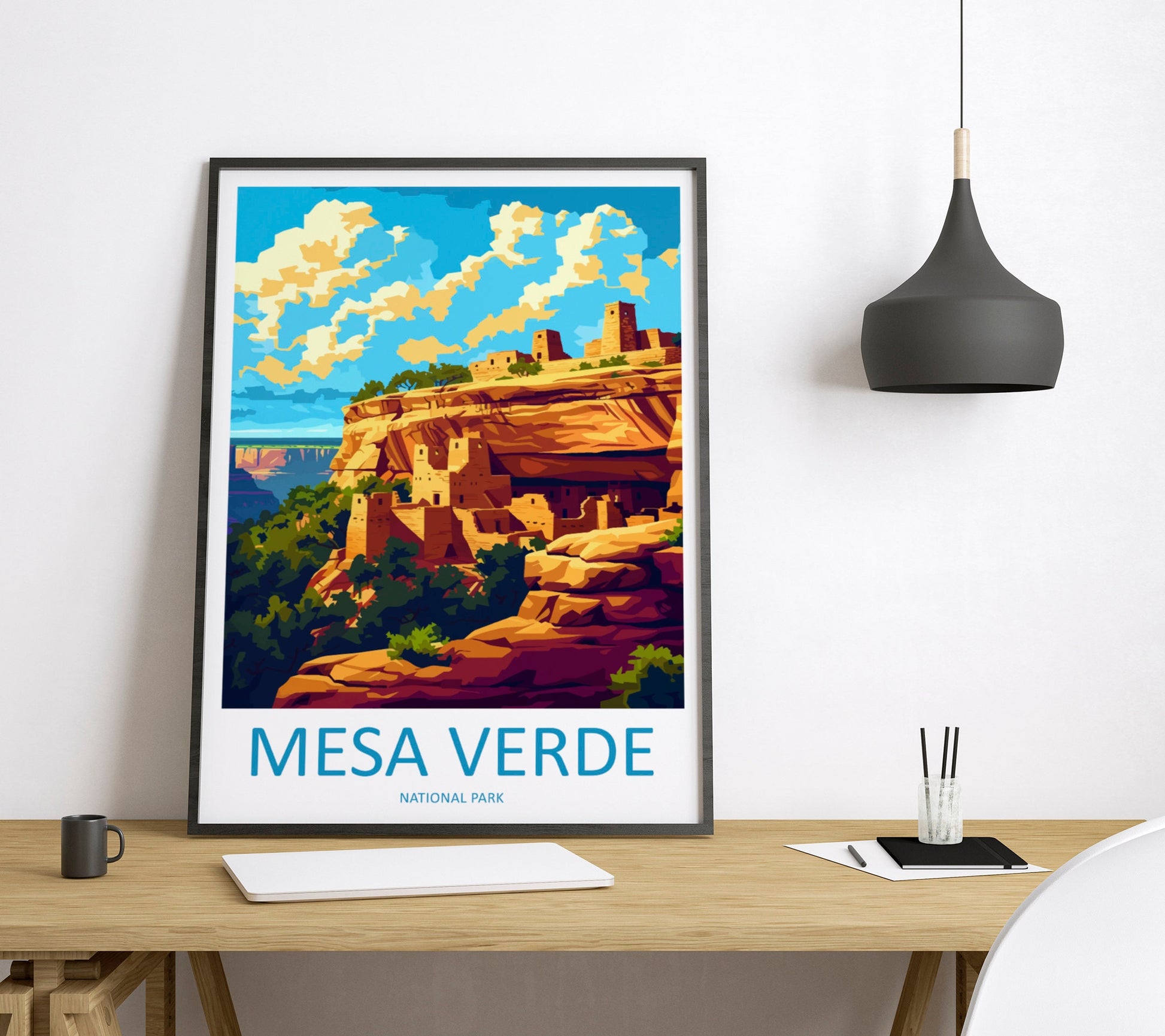 Mesa Verde National Park Travel Print Wall Art Mesa Verde Wall Hanging Home Décor Mesa Verde Gift Art Lovers Colorado Art Gift Lover Print