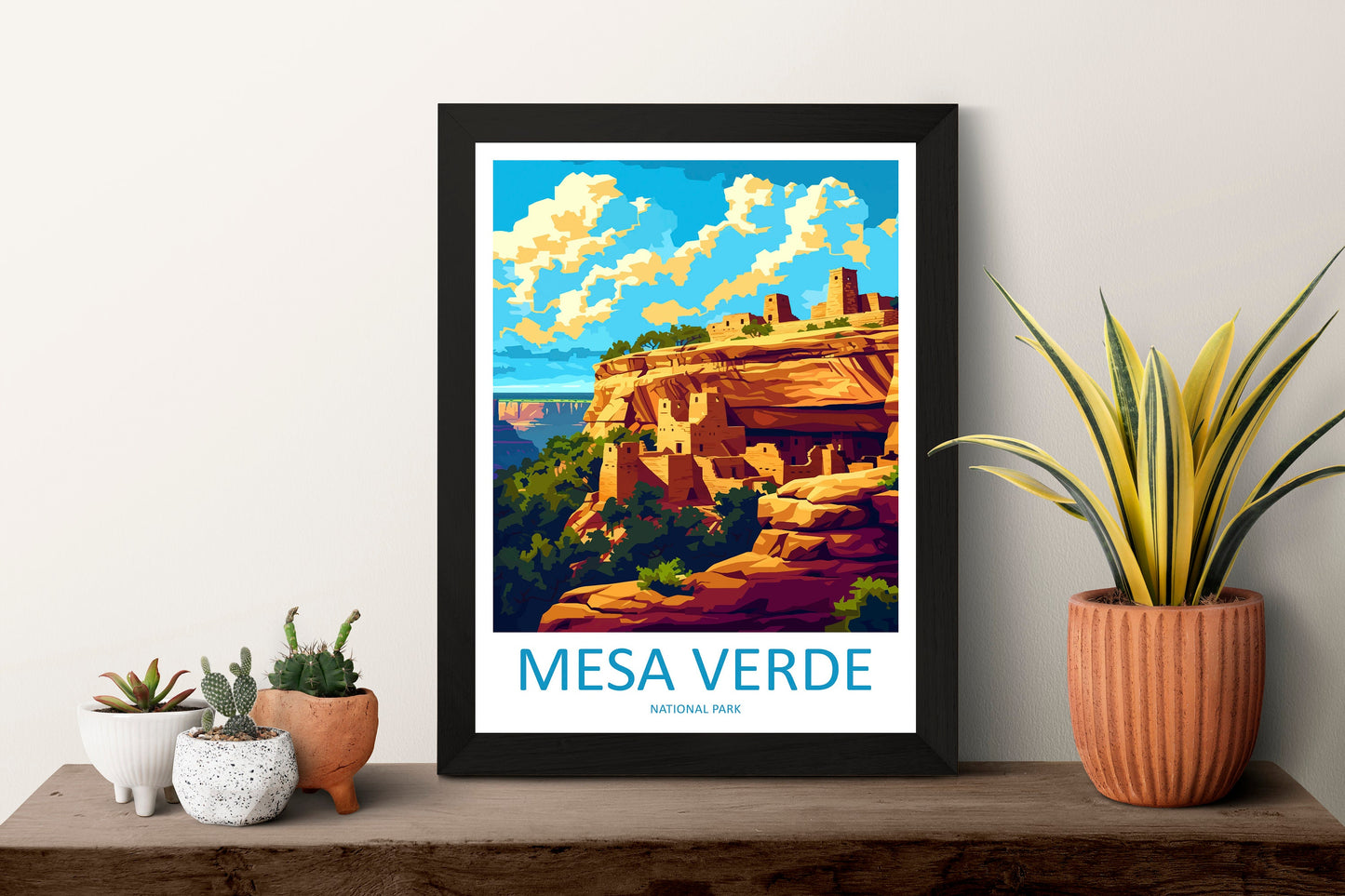 Mesa Verde National Park Travel Print Wall Art Mesa Verde Wall Hanging Home Décor Mesa Verde Gift Art Lovers Colorado Art Gift Lover Print