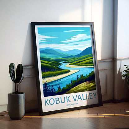 Kobuk Valley National Park Travel Print Wall Art Kobuk Valley Wall Hanging Home Décor Kobuk Valley Gift Art Lovers Alaska Art Lover Gift
