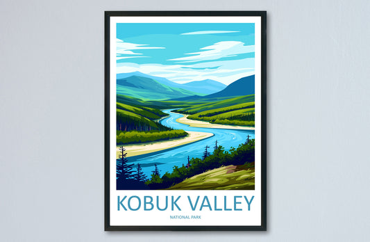 Kobuk Valley National Park Travel Print Wall Art Kobuk Valley Wall Hanging Home Décor Kobuk Valley Gift Art Lovers Alaska Art Lover Gift