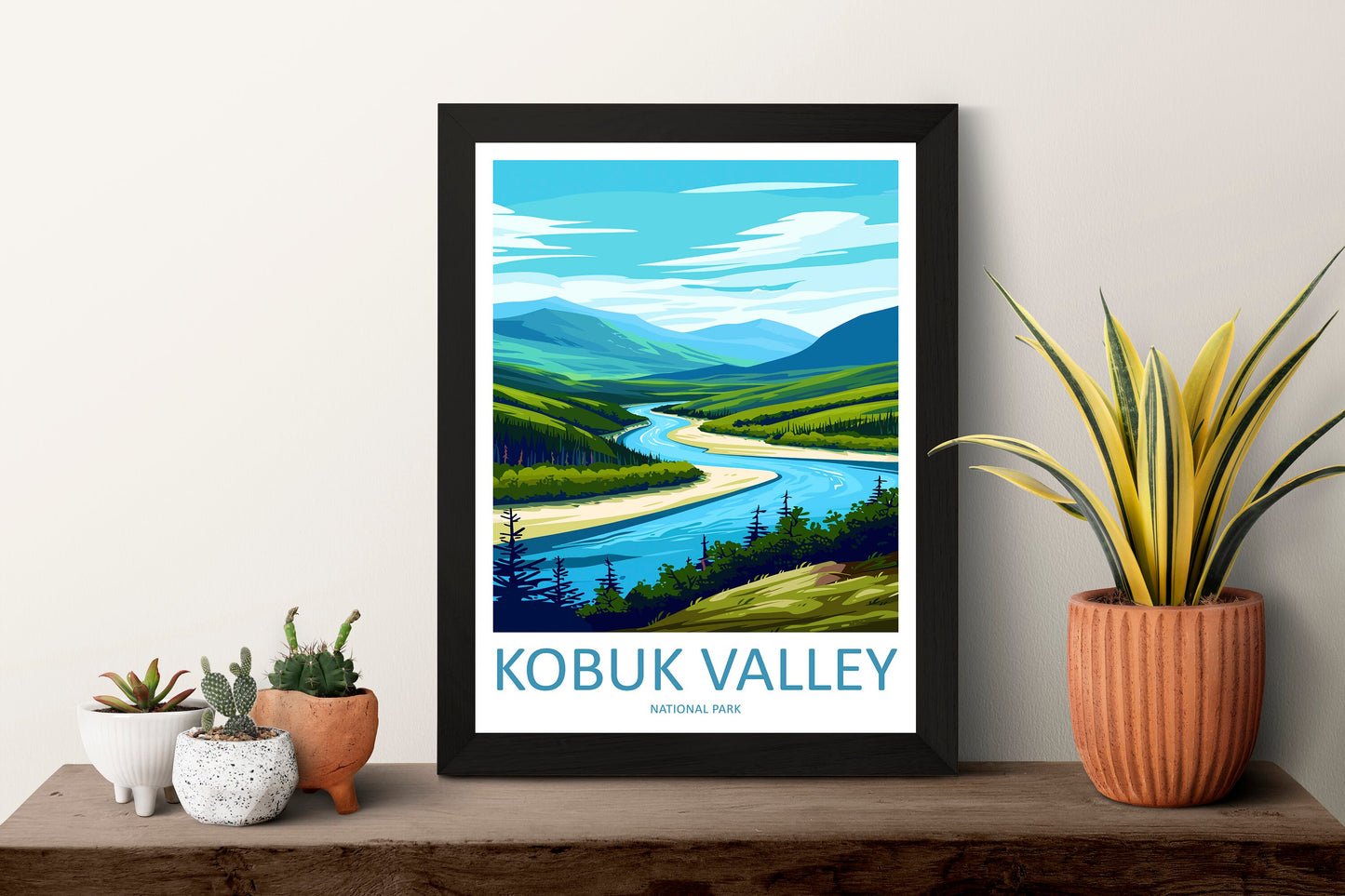 Kobuk Valley National Park Travel Print Wall Art Kobuk Valley Wall Hanging Home Décor Kobuk Valley Gift Art Lovers Alaska Art Lover Gift