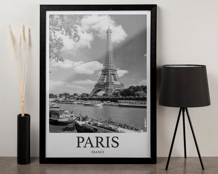 Paris Photo Print of Eiffel Tower Travel Photo Hanging Decor Photo Travel Art Gift For Travel Artwork Wall Art Framed Photo Travel Print