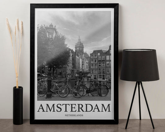Amsterdam Photo Print of Amsterdam Travel Photo Netherlands Art Decor Photo Travel Art Gift For Travel Artwork Wall Art Framed Photo Print