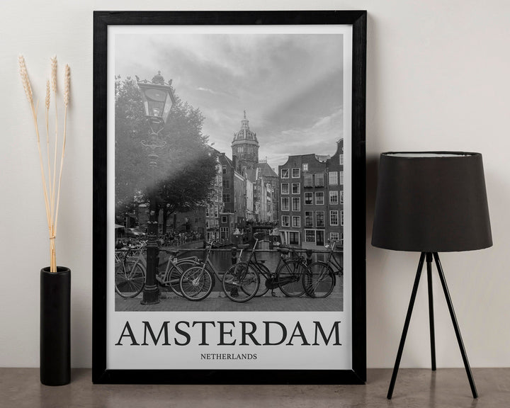 Amsterdam Photo Print of Amsterdam Travel Photo Netherlands Art Decor Photo Travel Art Gift For Travel Artwork Wall Art Framed Photo Print