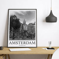 Amsterdam Photo Print of Amsterdam Travel Photo Netherlands Art Decor Photo Travel Art Gift For Travel Artwork Wall Art Framed Photo Print