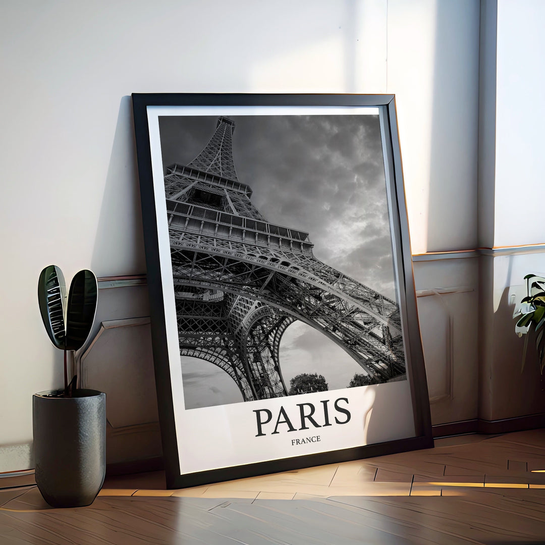 Paris Photo Print of Eiffel Tower Travel Photo Hanging Decor Photo Travel Art Gift For Travel Artwork Wall Art Framed Photo Travel Print