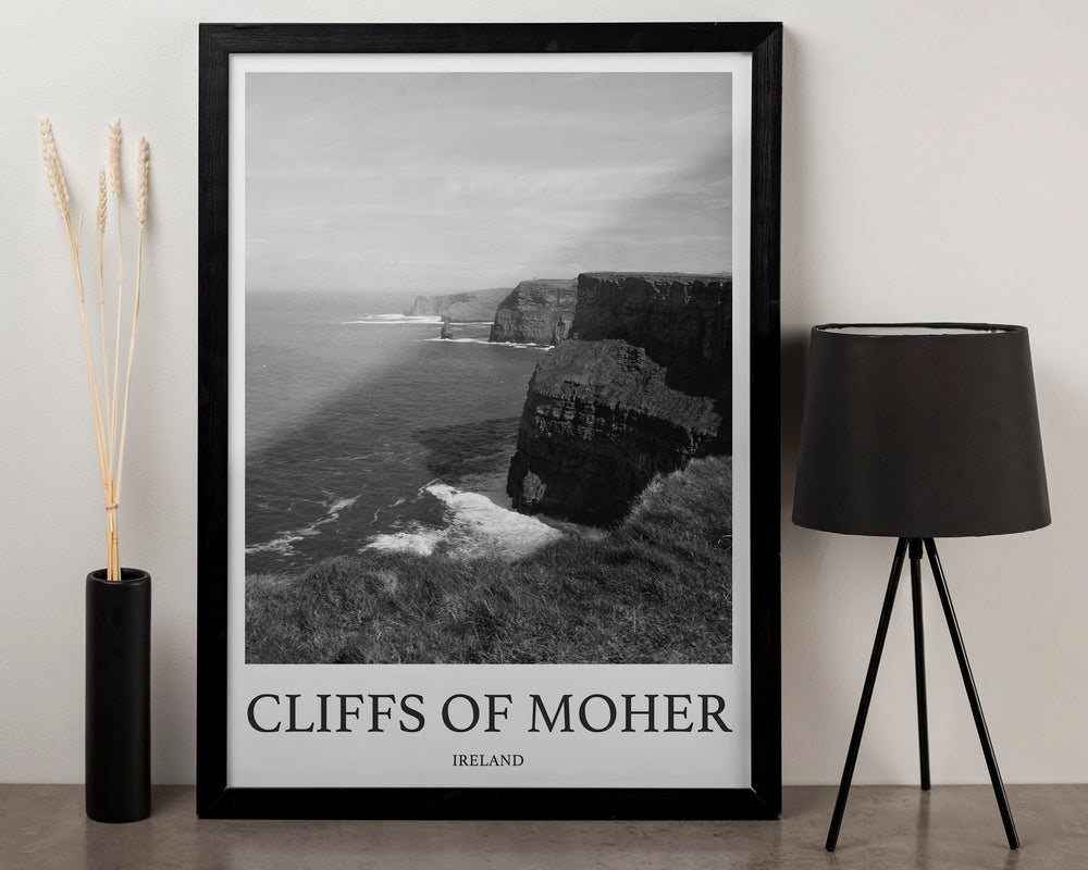 Cliffs Of Moher Photo Print of Cliffs Of Moher Ireland Travel Photo Hanging Decor Photo Travel Art Gift For Travel Artwork Wall Art Framed
