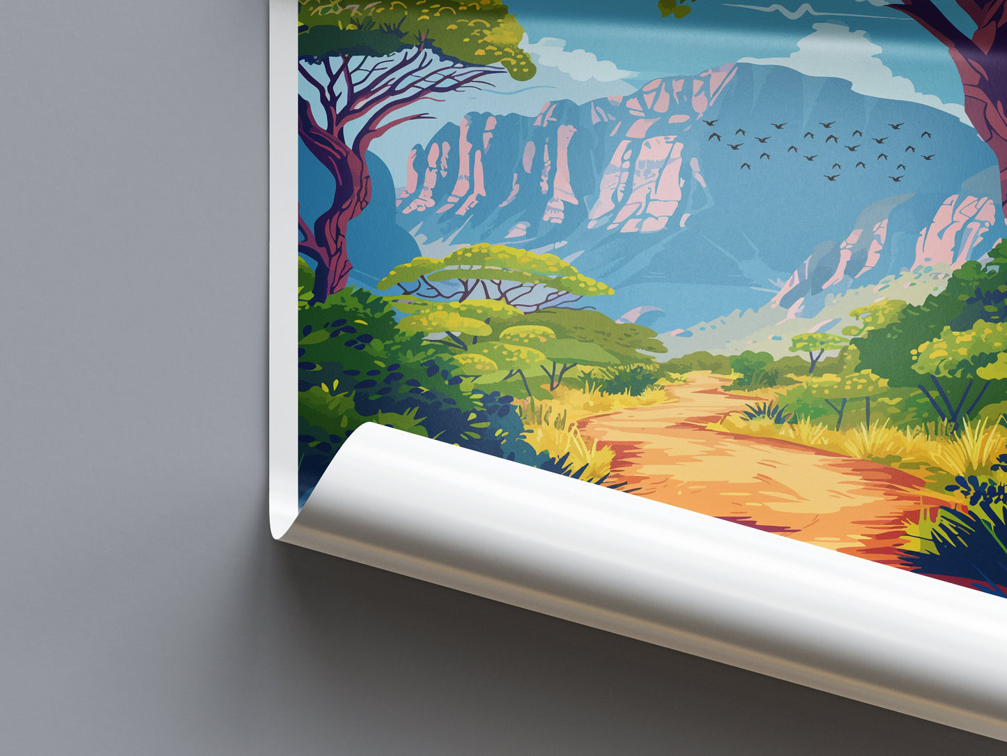 Kruger National Park Travel Print Wall Art Kruger National Park Wall Hanging Home Décor Kruger National Park Gift Art Lovers South Africa