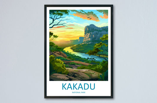 Kakadu National Park Travel Print Wall Art Kakadu Wall Hanging Home Décor Kakadu Gift Art Lovers Wall Art Australia Travel Print