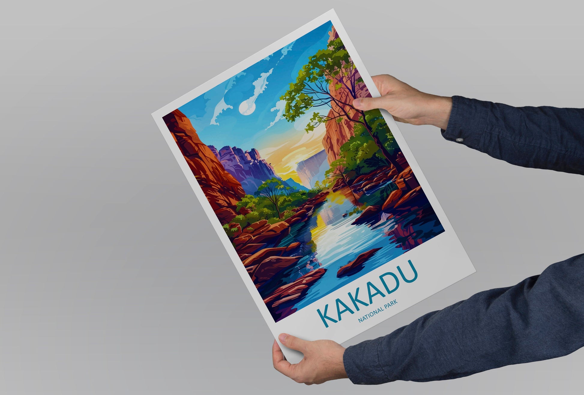 Kakadu National Park Travel Print Wall Art Kakadu Wall Hanging Home Décor Kakadu Gift Art Lovers Wall Art Australia Travel Print