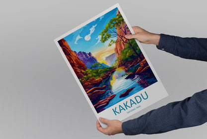 Kakadu National Park Travel Print Wall Art Kakadu Wall Hanging Home Décor Kakadu Gift Art Lovers Wall Art Australia Travel Print