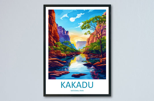 Kakadu National Park Travel Print Wall Art Kakadu Wall Hanging Home Décor Kakadu Gift Art Lovers Wall Art Australia Travel Print