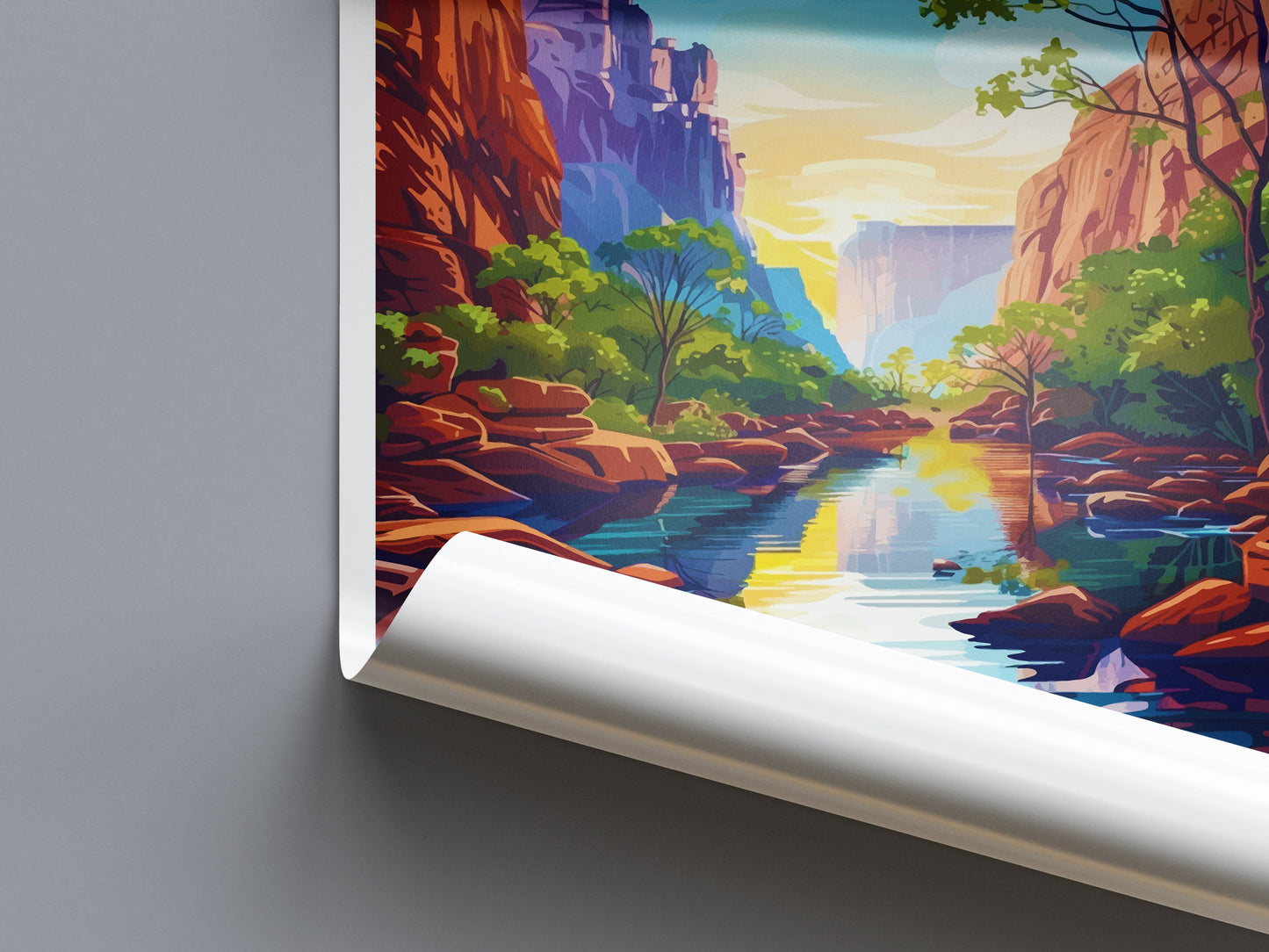 Kakadu National Park Travel Print Wall Art Kakadu Wall Hanging Home Décor Kakadu Gift Art Lovers Wall Art Australia Travel Print