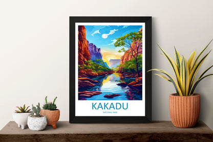 Kakadu National Park Travel Print Wall Art Kakadu Wall Hanging Home Décor Kakadu Gift Art Lovers Wall Art Australia Travel Print
