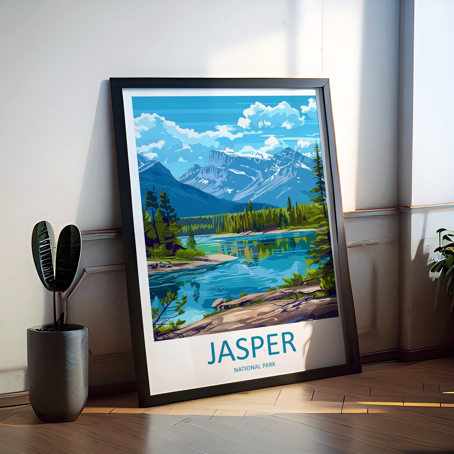 Jasper National Park Travel Print Wall Art Jasper National Park Wall Hanging Home Décor Jasper National Park Gift Art Lovers Canada Art Gift