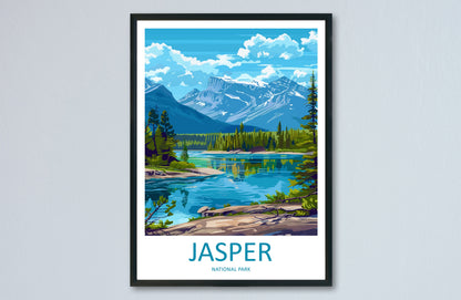 Jasper National Park Travel Print Wall Art Jasper National Park Wall Hanging Home Décor Jasper National Park Gift Art Lovers Canada Art Gift