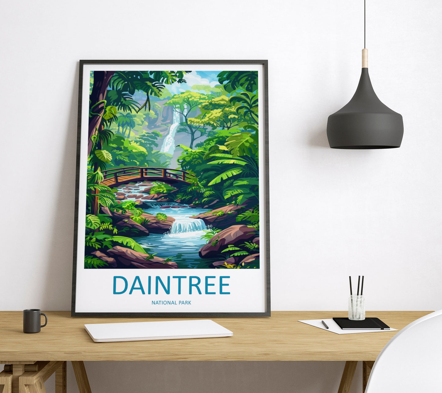 Daintree Travel Print Wall Art Daintree Wall Hanging Home Décor Daintree Gift Art Lovers Wall Art Australia Travel Print Daintree