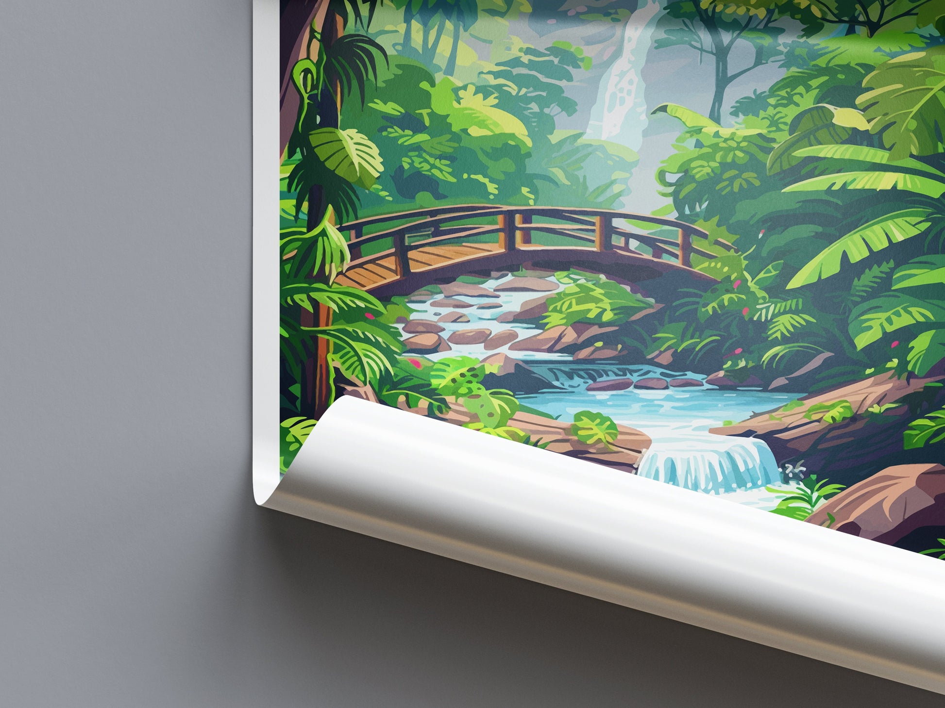 Daintree Travel Print Wall Art Daintree Wall Hanging Home Décor Daintree Gift Art Lovers Wall Art Australia Travel Print Daintree