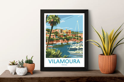 Vilamoura Travel Print Wall Art Vilamoura Wall Hanging Home Decoration Vilamoura Gift Art Lovers Wall Art Print Art Vilamoura Travel Art