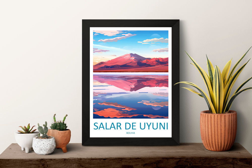 Salar de Uyuni Travel Print Wall Art Salar de Uyuni Hanging Home Decoration Salar de Uyuni Gift Art Lovers Wall Art Print Art Salar de Uyuni