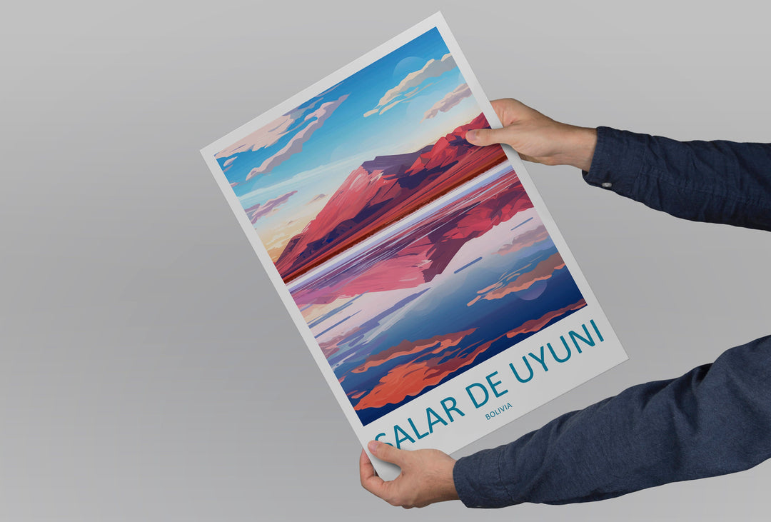 Salar de Uyuni Travel Print Wall Art Salar de Uyuni Hanging Home Decoration Salar de Uyuni Gift Art Lovers Wall Art Print Art Salar de Uyuni
