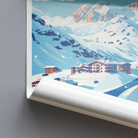 Passo Tonale Travel Print Wall Art Passo Tonale Wall Hanging Home Décor Passo Tonale Gift Art Lovers England Art Lover Gift Passo Tonale