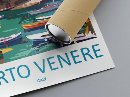 Porto Venere Travel Print Wall Art Porto Venere Wall Hanging Home Décor Porto Venere Italy Gift Art Lovers Italy Art Gift Porto Venere Italy