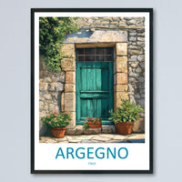 Argegno Travel Print Wall Art Argegno Italy Wall Hanging Home Décor Argegno Italy Gift Art Lovers Italy Art Gift Argegno Italy