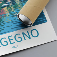 Argegno Travel Print Wall Art Argegno Italy Wall Hanging Home Décor Argegno Italy Gift Art Lovers Italy Art Gift Argegno Italy