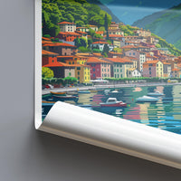 Argegno Travel Print Wall Art Argegno Italy Wall Hanging Home Décor Argegno Italy Gift Art Lovers Italy Art Gift Argegno Italy