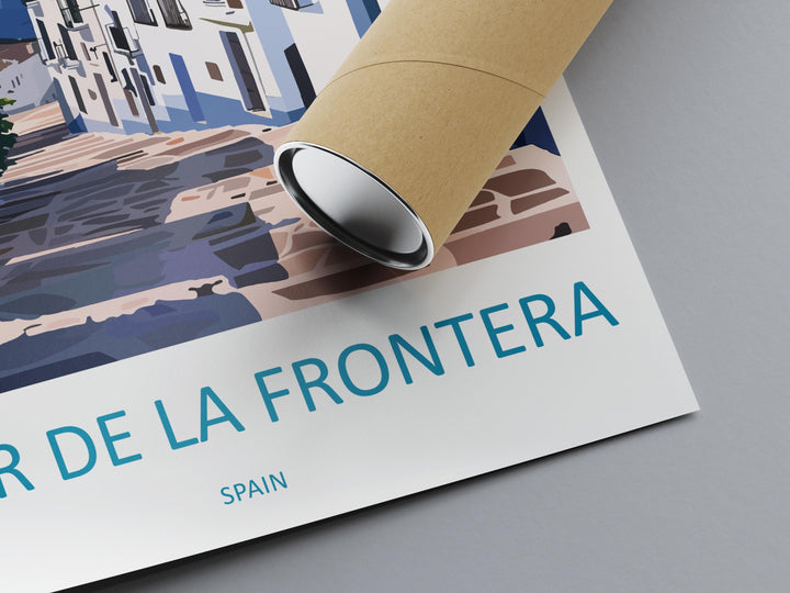 Vejer de la Frontera Travel Print Wall Art Vejer de la Frontera Wall Hanging Home Décor Vejer de la Frontera Gift Art Lovers Paris Art Gift
