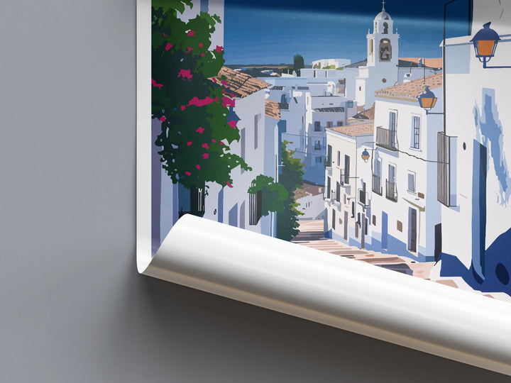 Vejer de la Frontera Travel Print Wall Art Vejer de la Frontera Wall Hanging Home Décor Vejer de la Frontera Gift Art Lovers Paris Art Gift