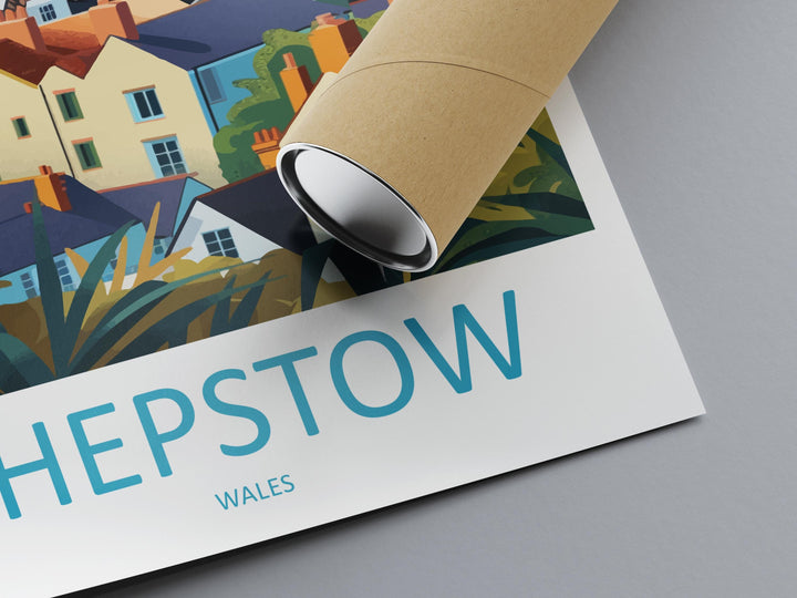 Chepstow Print Home Decor Landscape Art Print Chepstow Wall Art for Nature Enthusiast Gift Wall Hanging Chepstow poster Art