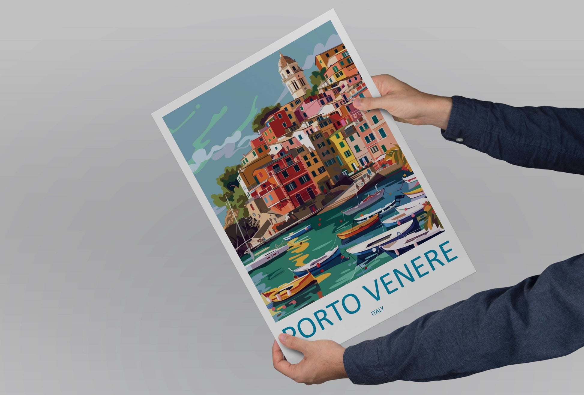 Porto Venere Travel Print Wall Art Porto Venere Wall Hanging Home Décor Porto Venere Italy Gift Art Lovers Italy Art Gift Porto Venere Italy