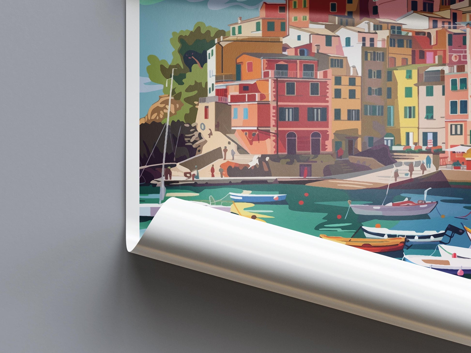 Porto Venere Travel Print Wall Art Porto Venere Wall Hanging Home Décor Porto Venere Italy Gift Art Lovers Italy Art Gift Porto Venere Italy