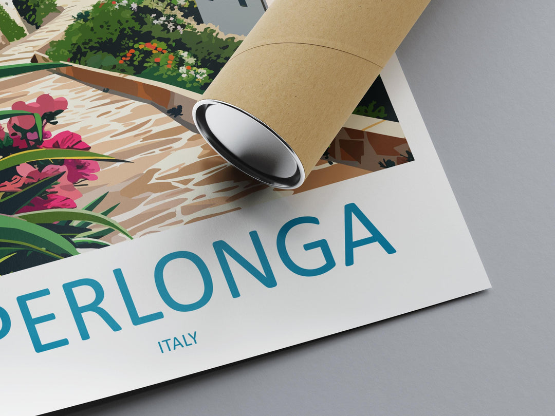 Sperlonga Travel Print Wall Art Sperlonga Spain Wall Hanging Home Décor Sperlonga Italy Gift Art Lovers Italy Art Gift Sperlonga Italy