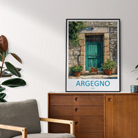 Argegno Travel Print Wall Art Argegno Italy Wall Hanging Home Décor Argegno Italy Gift Art Lovers Italy Art Gift Argegno Italy