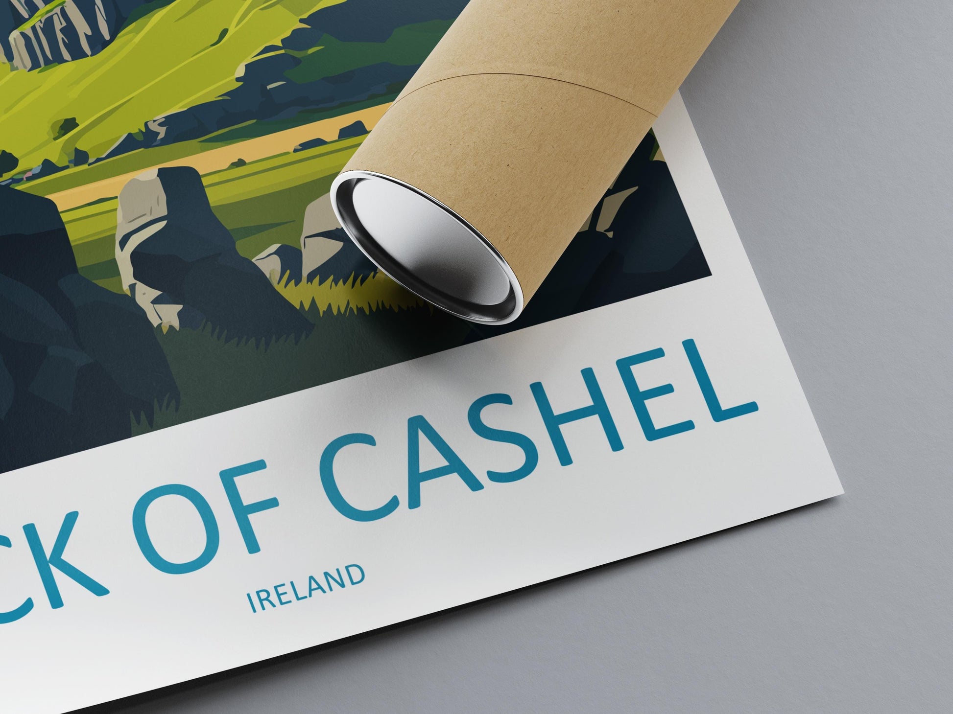 Rock of Cashel Print Rock of Cashel Home Decor Landscape Art Print Rock of Cashel Wall Art for Ireland Enthusiast Gift Wall Hanging Poster