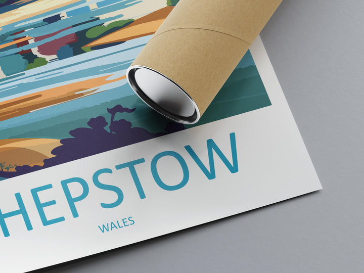 Chepstow Print Home Decor Landscape Art Print Chepstow Wall Art for Nature Enthusiast Gift Wall Hanging Chepstow poster Art