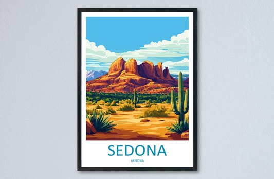 Sedona Travel Print Sedona Home Décor Arizona Art Print Sedona Wall Print For Sedona Gift Wall Hanging Arizona Sedona Desert Artwork Décor