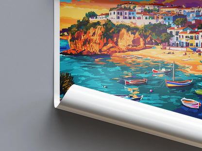 Algarve Travel Print Wall Art Algarve Wall Hanging Home Décor Algarve Gift Art Lovers Portugal Art Lover Gift Algarve Wall Décor Algarve Art
