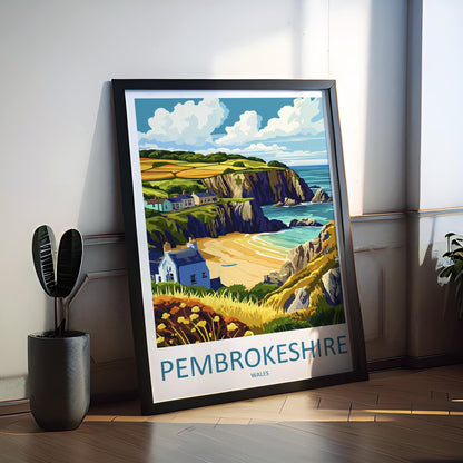 Pembrokeshire Print Pembrokeshire Home Decor Landscape Art Print Pembrokeshire Wall Art Nature Enthusiast Gift Wall Hanging Pembrokeshire