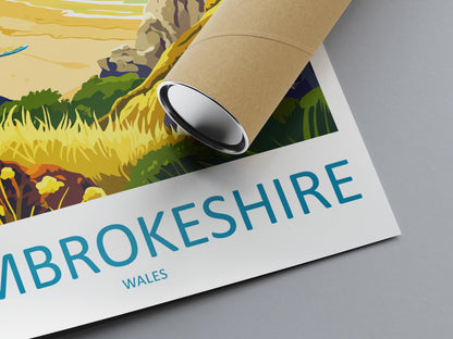 Pembrokeshire Print Pembrokeshire Home Decor Landscape Art Print Pembrokeshire Wall Art Nature Enthusiast Gift Wall Hanging Pembrokeshire