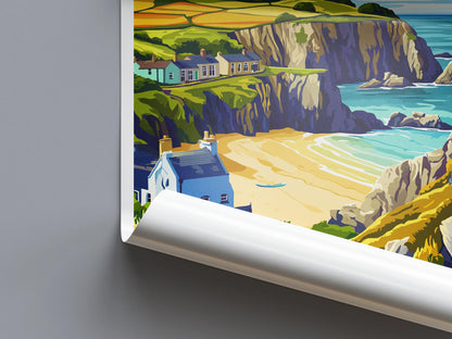 Pembrokeshire Print Pembrokeshire Home Decor Landscape Art Print Pembrokeshire Wall Art Nature Enthusiast Gift Wall Hanging Pembrokeshire