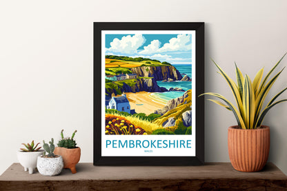 Pembrokeshire Print Pembrokeshire Home Decor Landscape Art Print Pembrokeshire Wall Art Nature Enthusiast Gift Wall Hanging Pembrokeshire